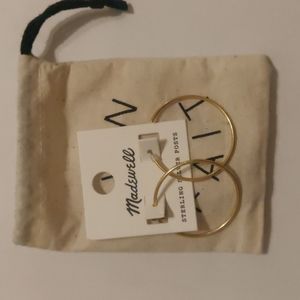 Made well earrings (gold tone)